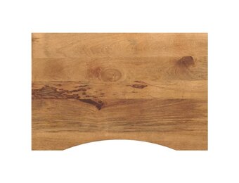 Bureau- of tafelblad Massief Mangohout 80x50cm - 33% Korting