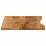 Bureau- of tafelblad Massief Mangohout 80x50cm - 33% Korting