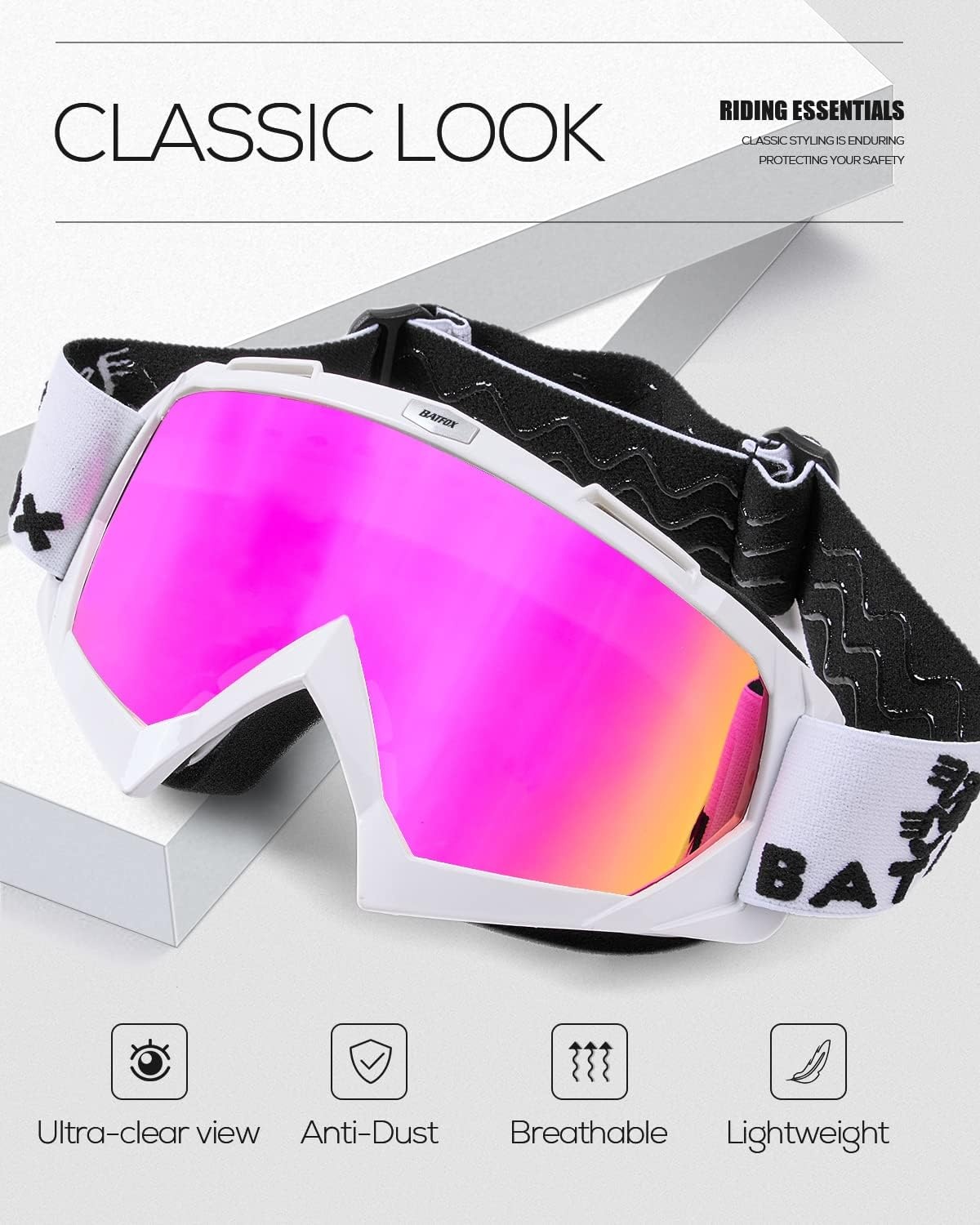 Motorcross & MTB-bril, Unisex, 31% Korting
