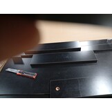 vidaXL Opbergkast 80 x 48 x 57 cm Bewerkt hout Zwart