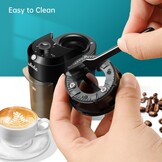 Elektrische Koffiemolen - 28 standen - Zwart - 32% Korting