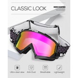 Crossbril Motorfiets Fiets Ski Veiligheidsbril Anti-condens (31% korting)