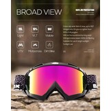 Crossbril Motorfiets Fiets Ski Veiligheidsbril Anti-condens (31% korting)