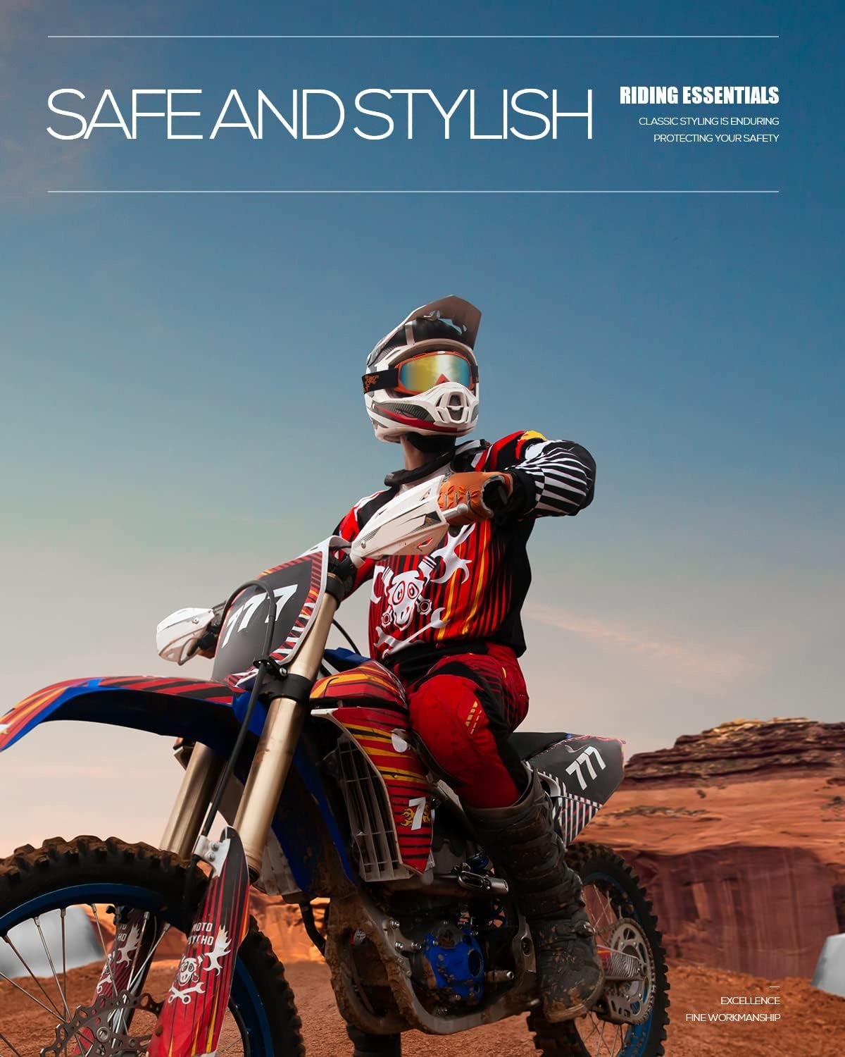 Crossbril Motocross MTB ATV - Robuust & Comfortabel met 30% Korting