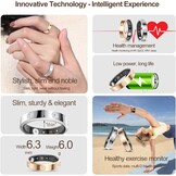 Smart Ring Activity Tracker Zilver - 28% Korting!