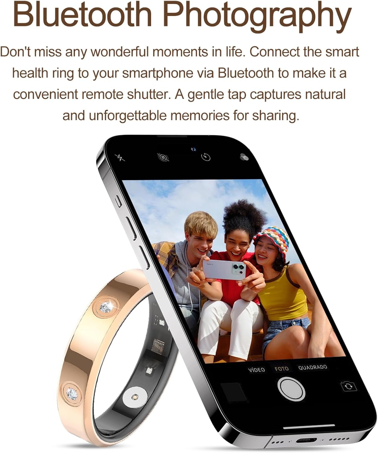 Smart Ring Activity Tracker Zilver - 28% Korting!