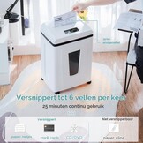 Papierversnipperaar P7 Microsnijding 1x1mm - 35% Korting