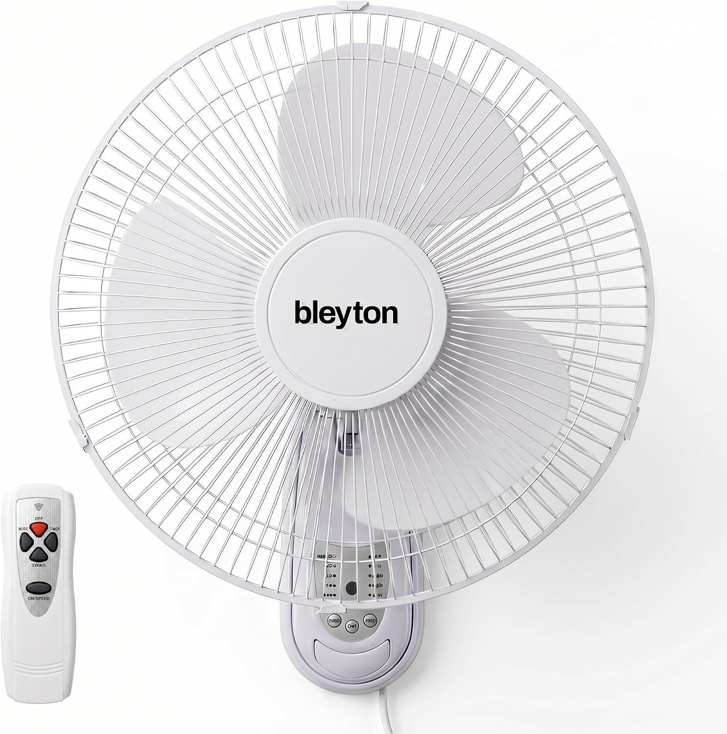 Stil Wandventilator 40 cm | 40W | 3 Snelheden & Timer | Wit | 33% Korting