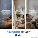 Stil Wandventilator 40 cm | 40W | 3 Snelheden & Timer | Wit | 33% Korting