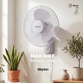 Stil Wandventilator 40 cm | 40W | 3 Snelheden & Timer | Wit | 33% Korting