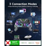 Draadloze Gamecontroller X15 Zwart - 50% Korting