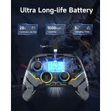 Draadloze Gamecontroller X15 Zwart - 50% Korting
