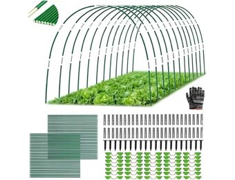 Folietunnel Bogen Set (70 Stuks) - Ideaal voor Kassen en Verhoogde Bedden - 31% Korting