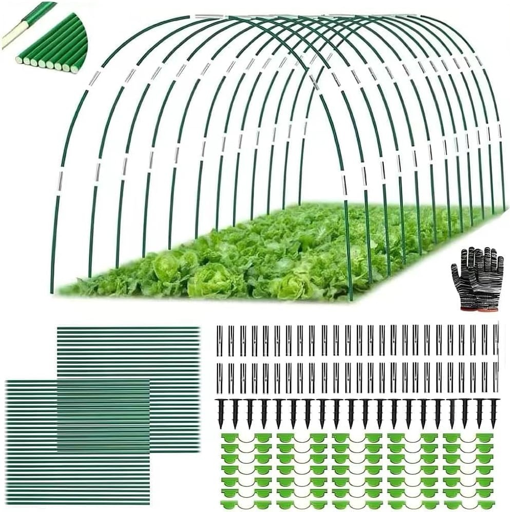 Folietunnel Bogen Set (70 Stuks) - Ideaal voor Kassen en Verhoogde Bedden - 31% Korting