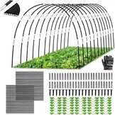 Folietunnel Bogen Set (70 Stuks) - Ideaal voor Kassen en Verhoogde Bedden - 31% Korting