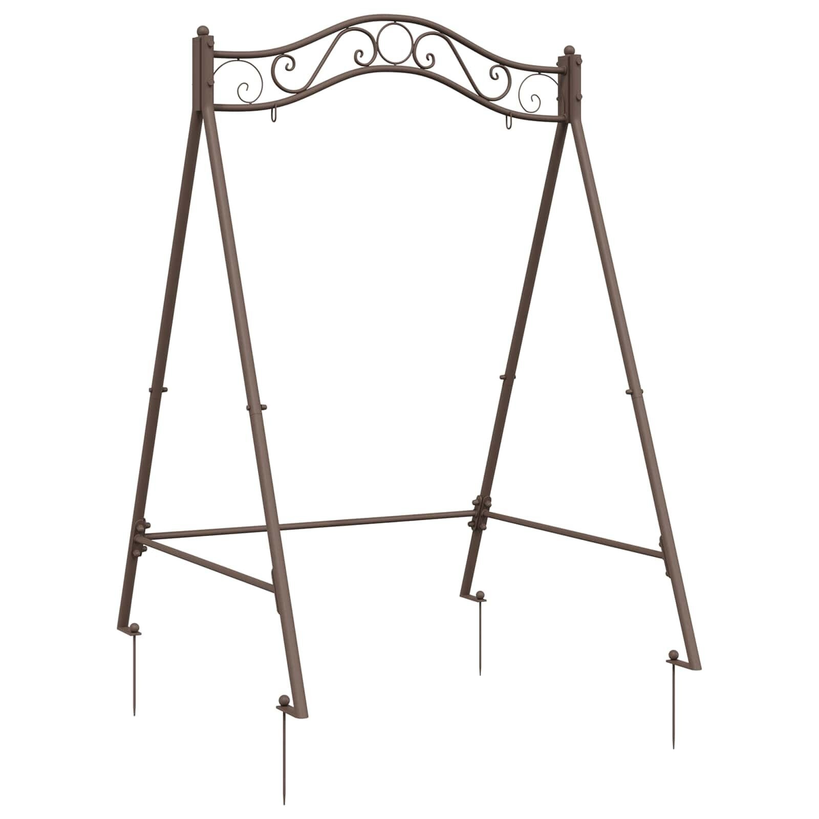 Schommelframe Staal Antiek Bruin - 34% Korting!