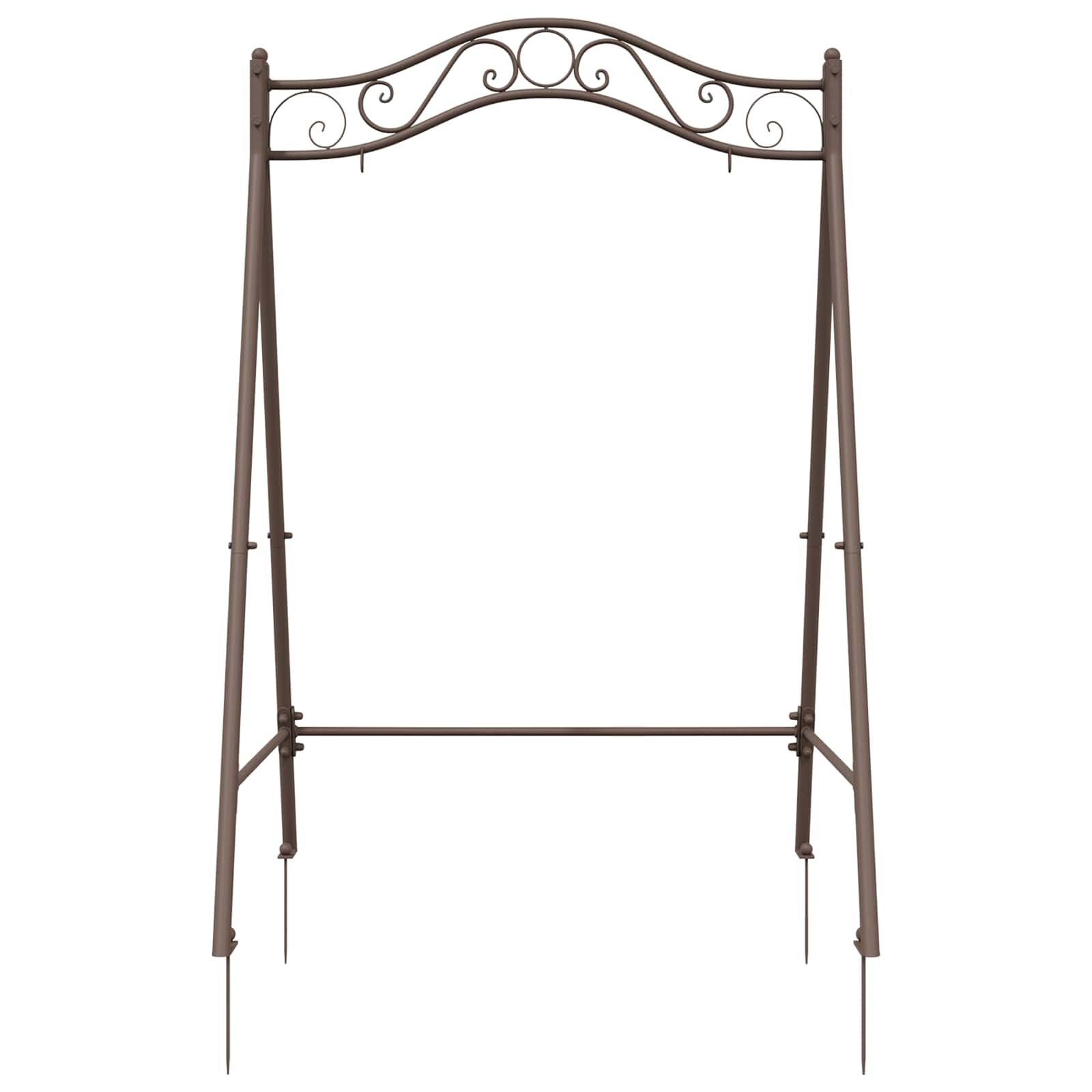 Schommelframe Staal Antiek Bruin - 34% Korting!