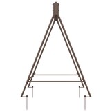 Schommelframe Staal Antiek Bruin - 34% Korting!