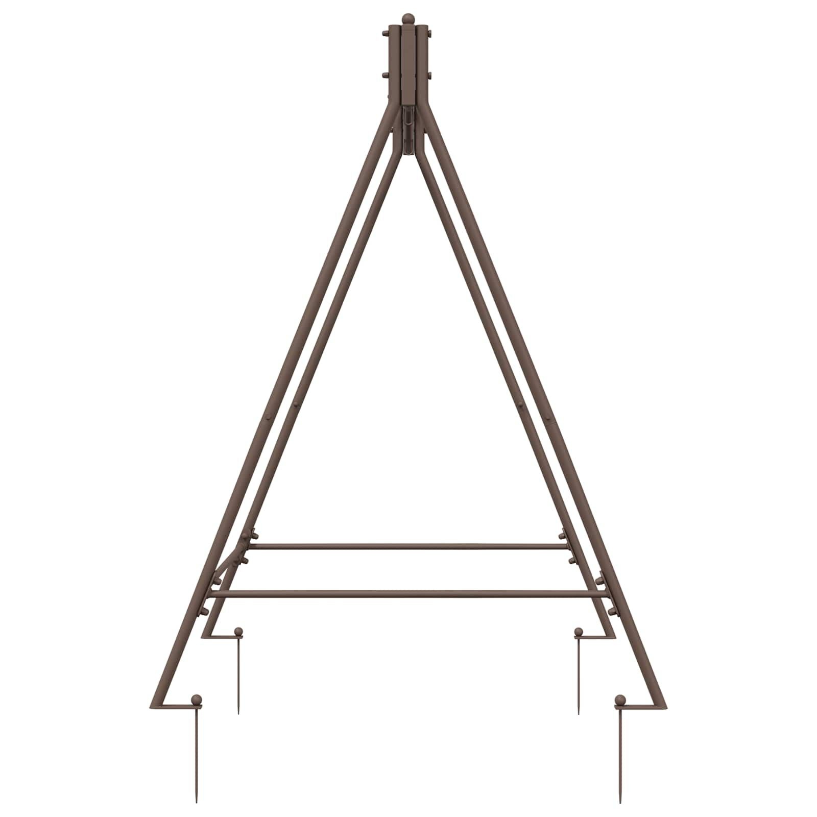 Schommelframe Staal Antiek Bruin - 34% Korting!