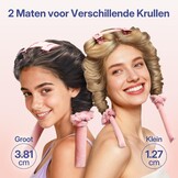 Krulspelden Set Zonder Hitte - Roze - 2 Maten - 30% Korting