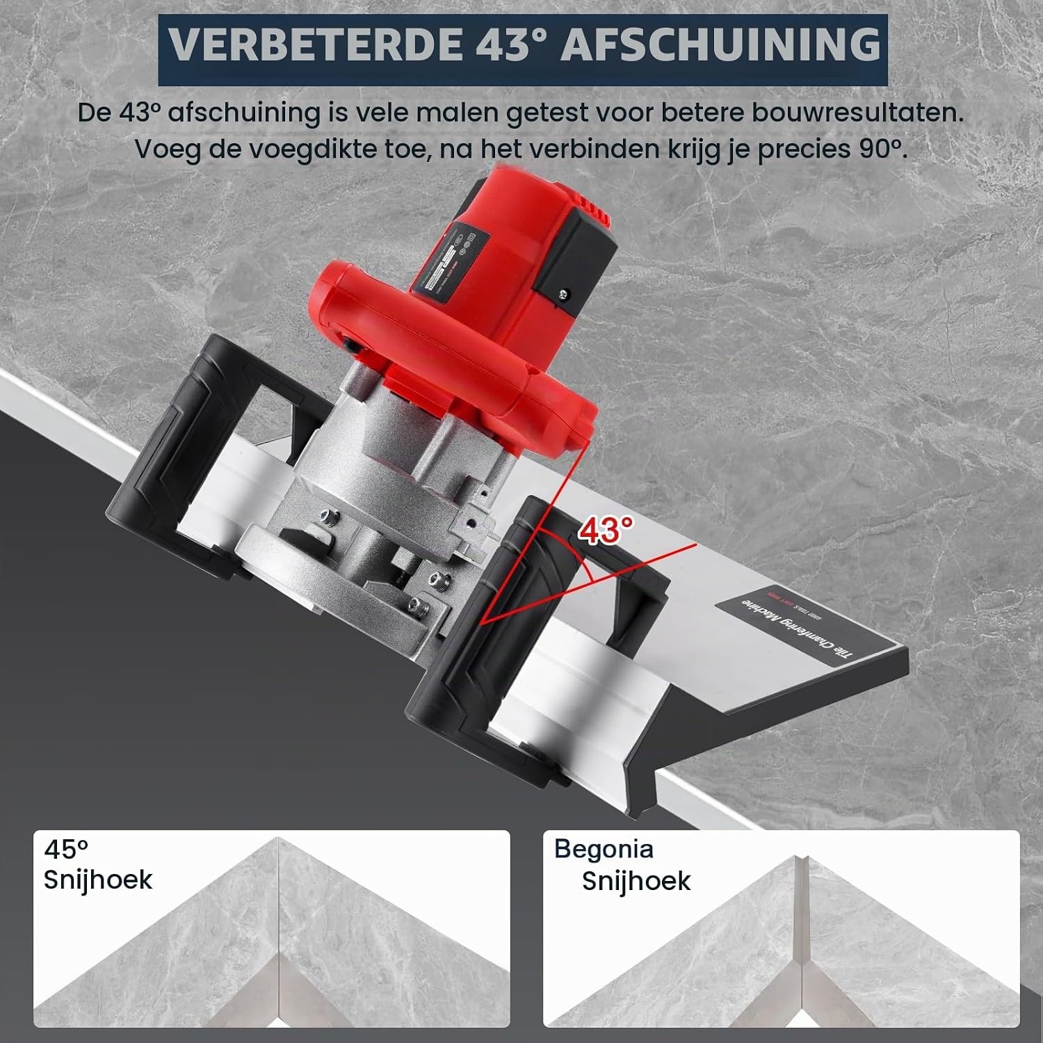 Elektrische Tegelafschuiner 45 Graden | 1200W | 54% Korting