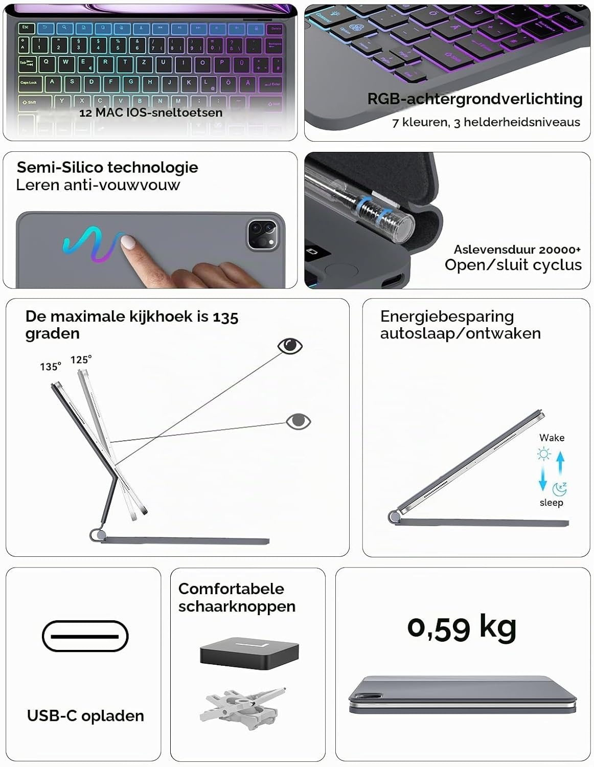 Magic Keyboard met Verlichting & Trackpad (34% korting)