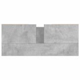 Badkamerkast 80cm Betongrijs Bewerkt Hout - 36% Korting!