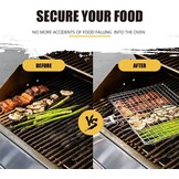 RVS Visgrillmand met Antiaanbaklaag - 30% Korting