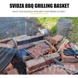 RVS Visgrillmand met Antiaanbaklaag - 30% Korting