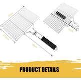 RVS Visgrillmand met Antiaanbaklaag - 30% Korting