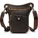 Multifunctionele Leren Beentas: Ideaal voor Motor, Fiets & Outdoor - Bruin (32% Korting)