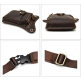 Multifunctionele Leren Beentas: Ideaal voor Motor, Fiets & Outdoor - Bruin (32% Korting)