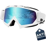 Crossbril Motorbril Skibril Wit Blauw 31% Korting
