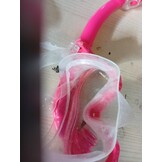 Kinder snorkelset roze maat M - 55% korting