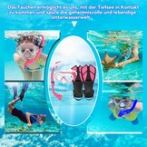 Kinder snorkelset roze maat M - 55% korting