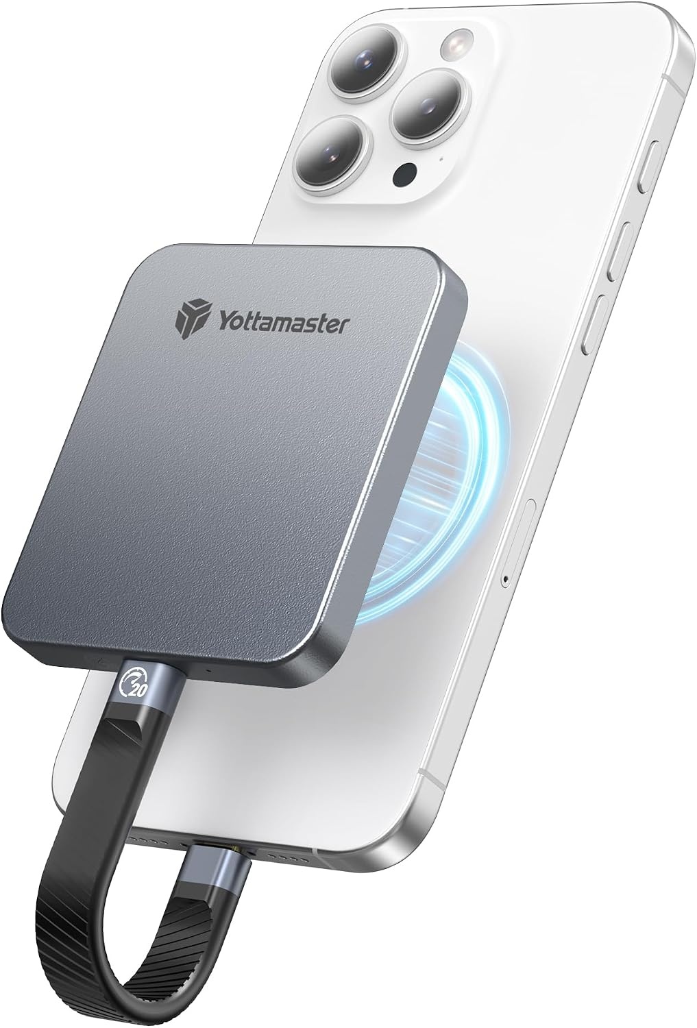 Yottamaster 512GB Externe SSD: Magnetisch, Draagbaar, 2000MB/s Snelheid - 28% Korting!