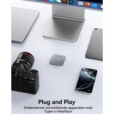 Yottamaster 512GB Externe SSD: Magnetisch, Draagbaar, 2000MB/s Snelheid - 28% Korting!