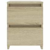 Nachtkastje Sonoma Eiken 30x30x40 cm - 33% Korting