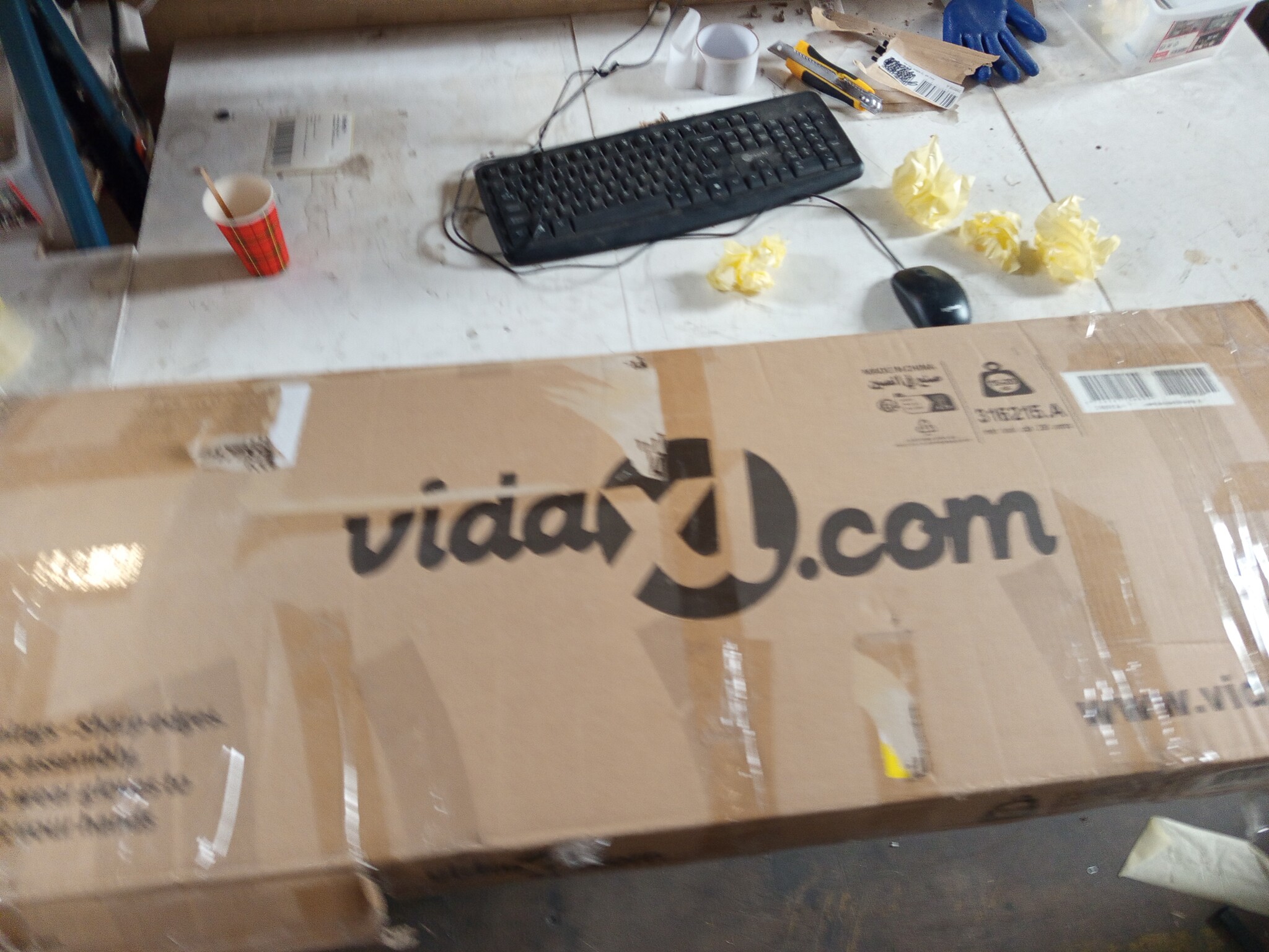 VidaXL Tuinschuur Staal Antraciet 225x89x161 cm - 60% Korting
