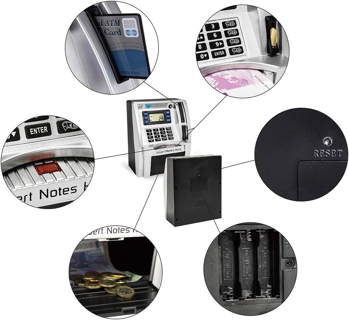 LB Digitale Spaarpot met Code & Kaart - Zwart - 34% Korting