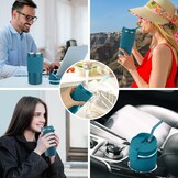 CS COSDDI Thermobeker 450ml - Houdt Drank 6 Uur Warm/Koud met 33% Korting