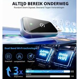 AIZEO Draadloze CarPlay Adapter - Zwarte USB Dongle voor Apple CarPlay