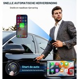 AIZEO Draadloze CarPlay Adapter - Zwarte USB Dongle voor Apple CarPlay