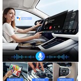 AIZEO Draadloze CarPlay Adapter - Zwarte USB Dongle voor Apple CarPlay