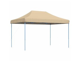 vidaXL Partytent inklapbaar pop-up 410x279x315 cm beige
