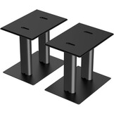 Suptek Universele Speaker Standaards - 31 cm Hoog - Voor Boekenplank Speakers - 2 Stuks - Zwart
