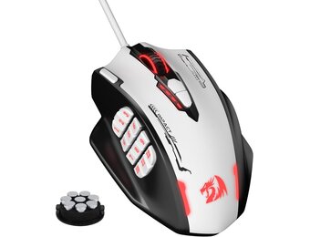 Redragon M908 Impact MMO Gaming muis bedraad RGB 24000 DPI