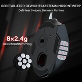 Redragon M908 Impact MMO Gaming muis bedraad RGB 24000 DPI
