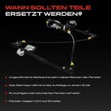Frankberg Window Lifter Window Lifter Mechanisme Side Window Window Holder Elektrische Motor Window Lifter Window Lifter Mechanisme Vervangen # 6K4837402J