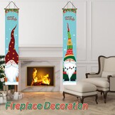 Vrolijke kerstbanner, kerstdeurbanner, "Merry Christmas"-banner, kerstdecoraties, waterafstotend, Nieuwjaar, hangende decoratie, verandatekening, voor huis, deur, winter, party, kerstdecoratie, 30 x